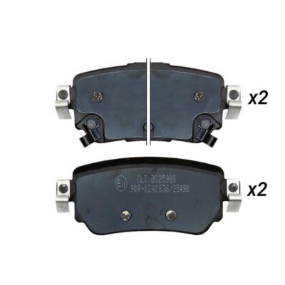 Bremsbelagsatz hinten