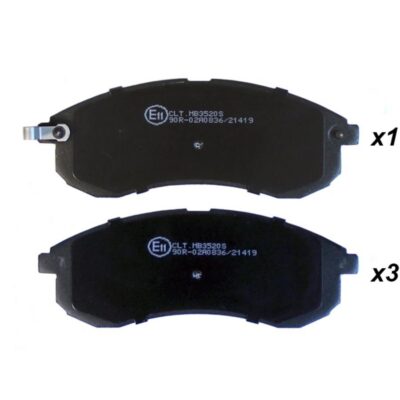 Bremsbelagsatz vorne