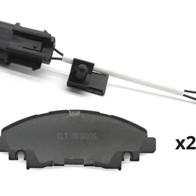 Satz hinterer Bremsbeläge mit Verschleißanzeige für Mitsubishi