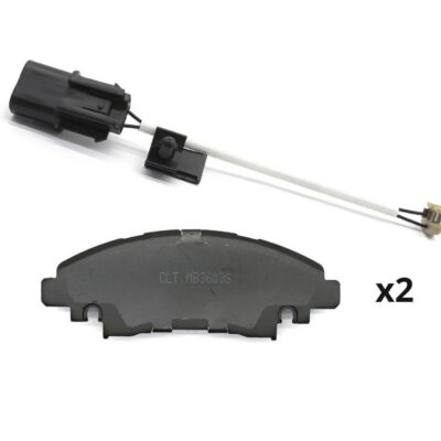 Satz vordere Bremsbeläge mit Verschleißanzeige für Mitsubishi